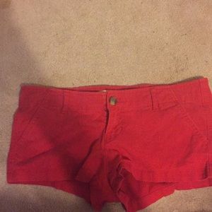 Red Hollister Shorts